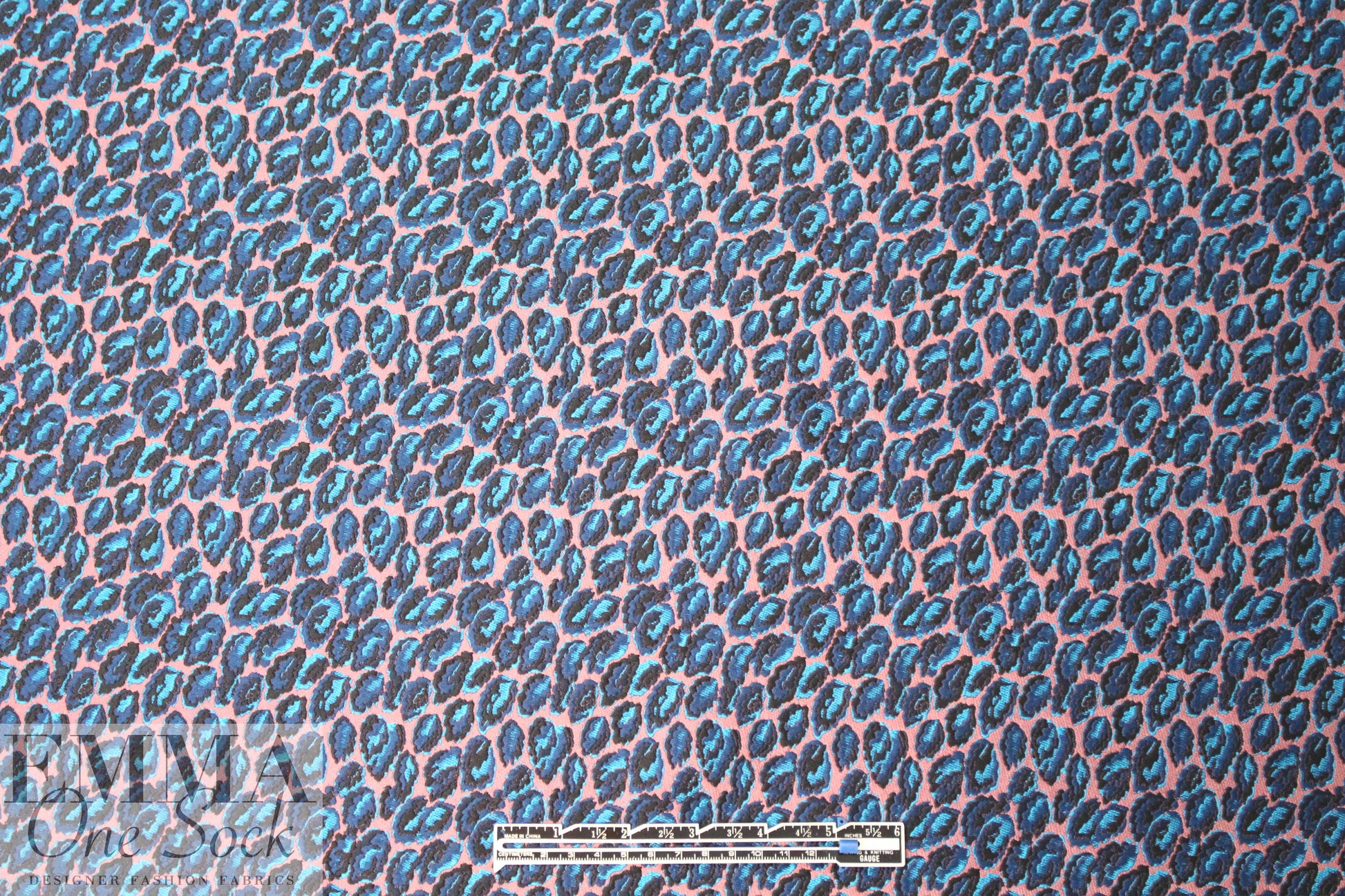 Monique Lhui11er French leaf graphic brocade 1.375 yd
