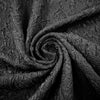 M. Lhui11ier textured matelasse' flower brocade - black 2.25 yd