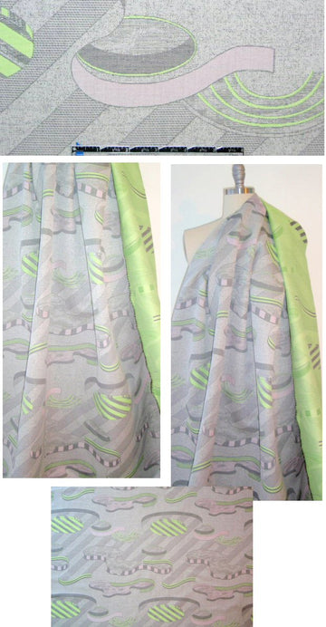 0pening Ceremony 'puzzling code' cotton jacquard 1.625 yd