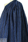 Praba1 Gurung clipped 'knit stitch' waves brocade