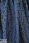 Praba1 Gurung clipped 'knit stitch' waves brocade