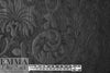 NY designer black on black floral jacquard brocade 1.625 yds