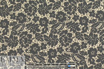 NY designer flowery lace look brocade 1.625 yds