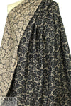 NY designer flowery lace look brocade .875 yds