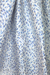 Italian blue/silver textured tulip brocade