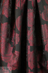 NY designer nocturnal rose brocade