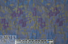 NY designer textured floral brocade - olive/navy/violet