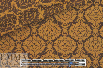 Italian fleur de lis cotton blend brocade 2.125 yd