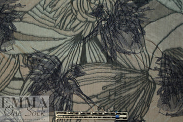 Italian flowers dream textured jacquard brocade
