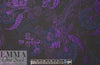 Italian flowery nocturne jacquard brocade