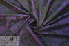 Italian flowery nocturne jacquard brocade