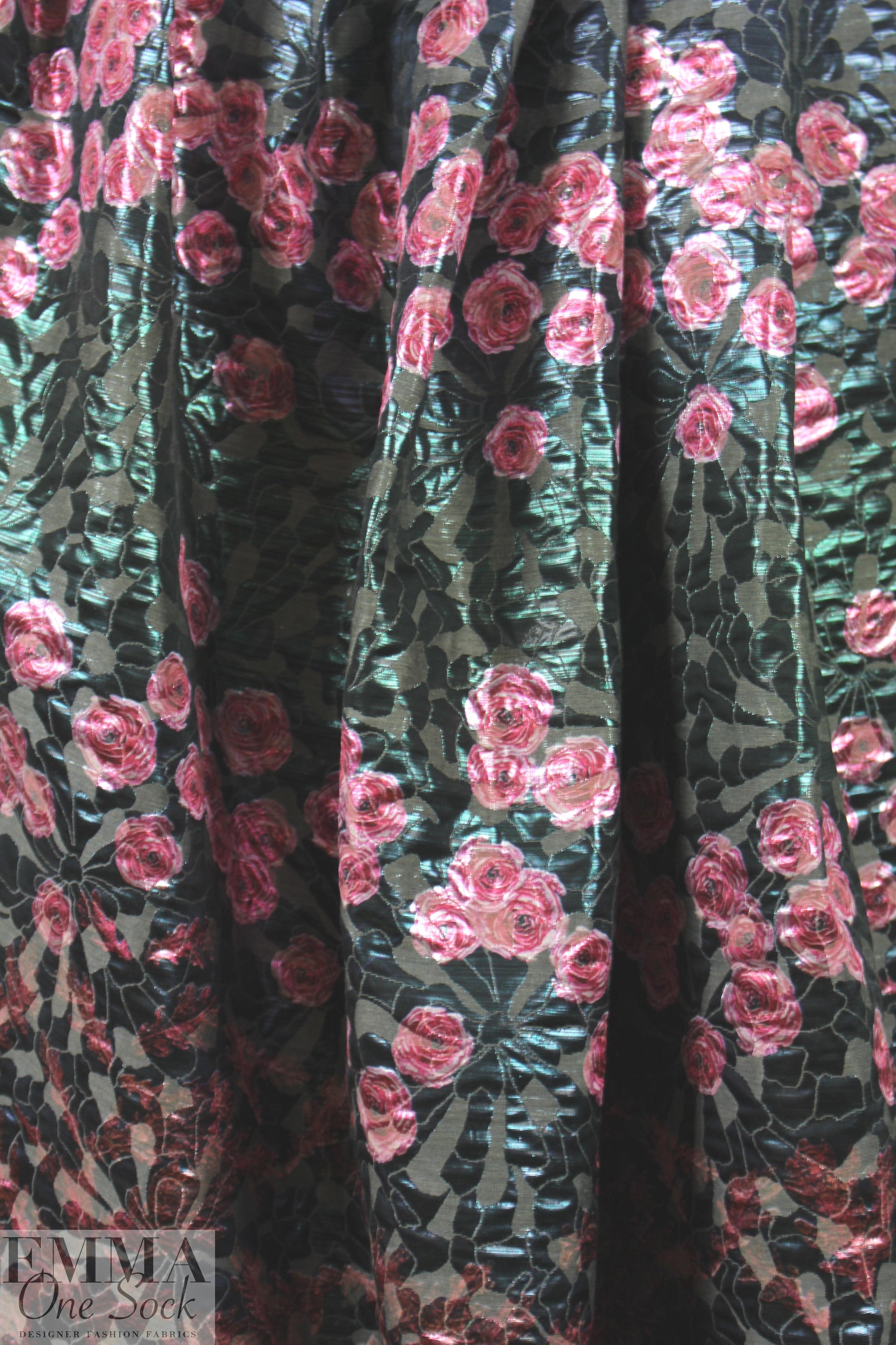 Italian floral ombre' jacquard brocade