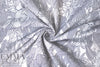 NY designer textured floral stretch brocade - slate/stone