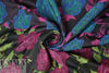NY designer textured floral brocade - magenta/sapphire