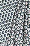 NY designer 'thought cloud' stretch jacquard
