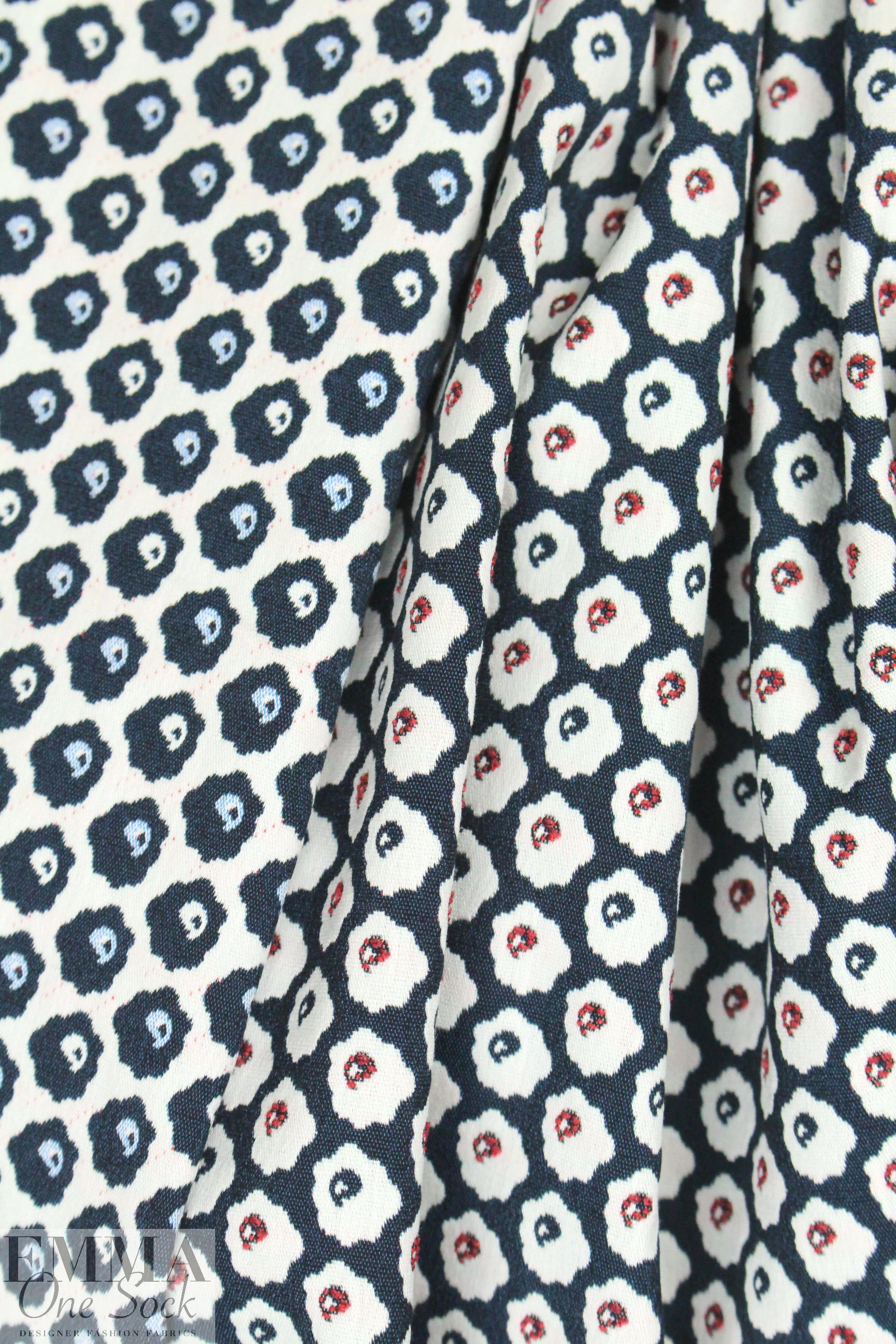 NY designer 'thought cloud' stretch jacquard .875 yds
