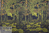 Rag & B0ne 'bird of prey' tapestry brocade - navy