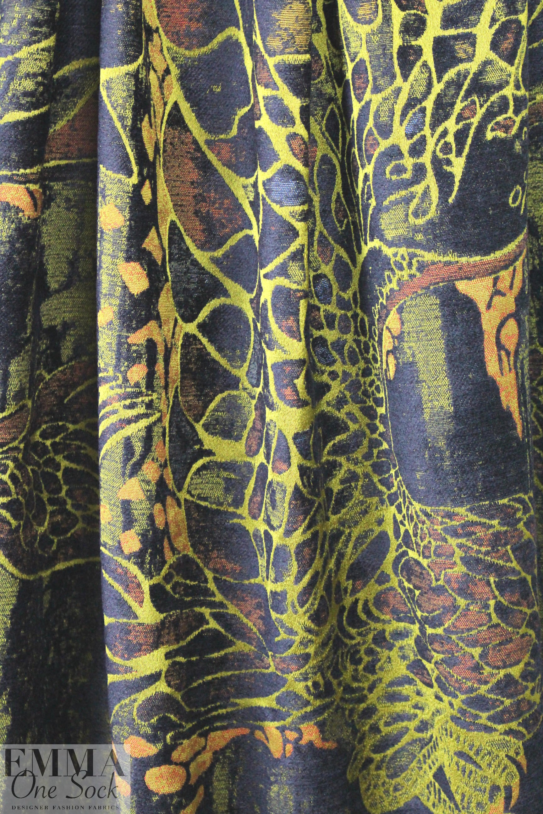 Rag & B0ne 'bird of prey' tapestry brocade - navy