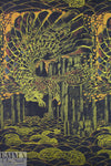 Rag & B0ne 'bird of prey' tapestry brocade - navy