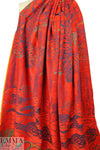 Rag & B0ne 'bird of prey' tapestry brocade - red