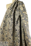 CA designer cotton blend floral tapestry brocade .75 yds