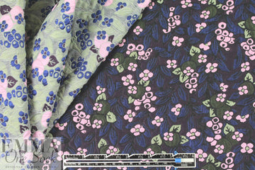 Rebecca Tayl0r berry jacquard brocade - blue/lilac 2 yd