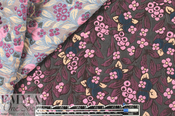Rebecca Tayl0r berry jacquard brocade - pink/plum