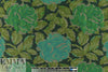 Italian floral jacquard brocade - emerald tones