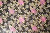 famous designer pink/gold floral jacquard brocade 2 yd