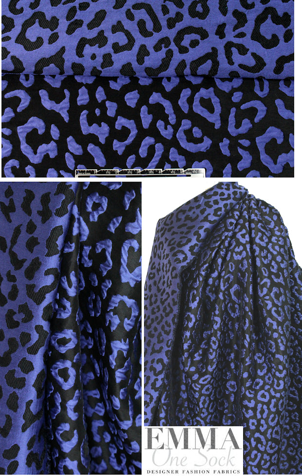 3.1 Phi11ip Lim reversible liberty/black cheetah brocade