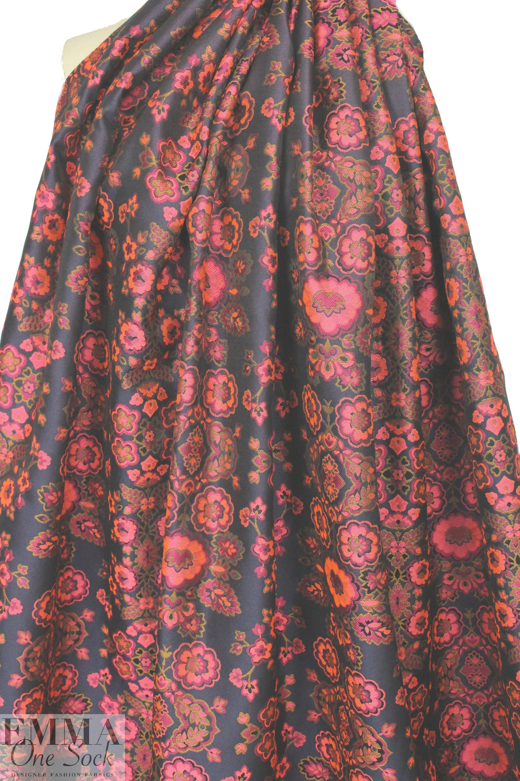 Trin@ Turk jacquard brocade - decorative floral 1.25 yd