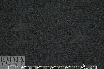 Trin@ Turk black on black corded lace with backing