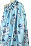 Va1entino floral blues jacquard brocade