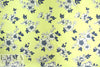 Va1entino lemon/navy floral jacquard brocade