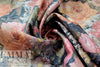 NY designer floral over-printed metallic brocade 2.25 yd