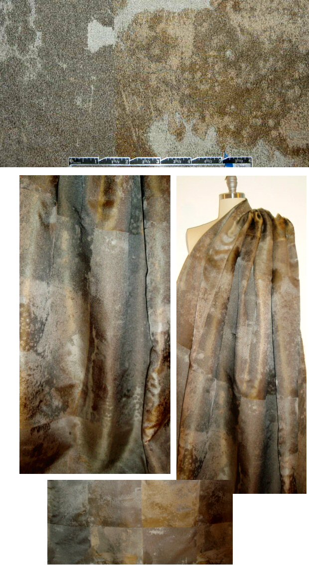 Italian 'golden section' abstract panel brocade