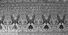 pendulum jacquard brocade panel woven - black/gray