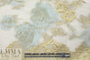 Monique Lhui11er 'gold leaf' silk blend cloque' panel