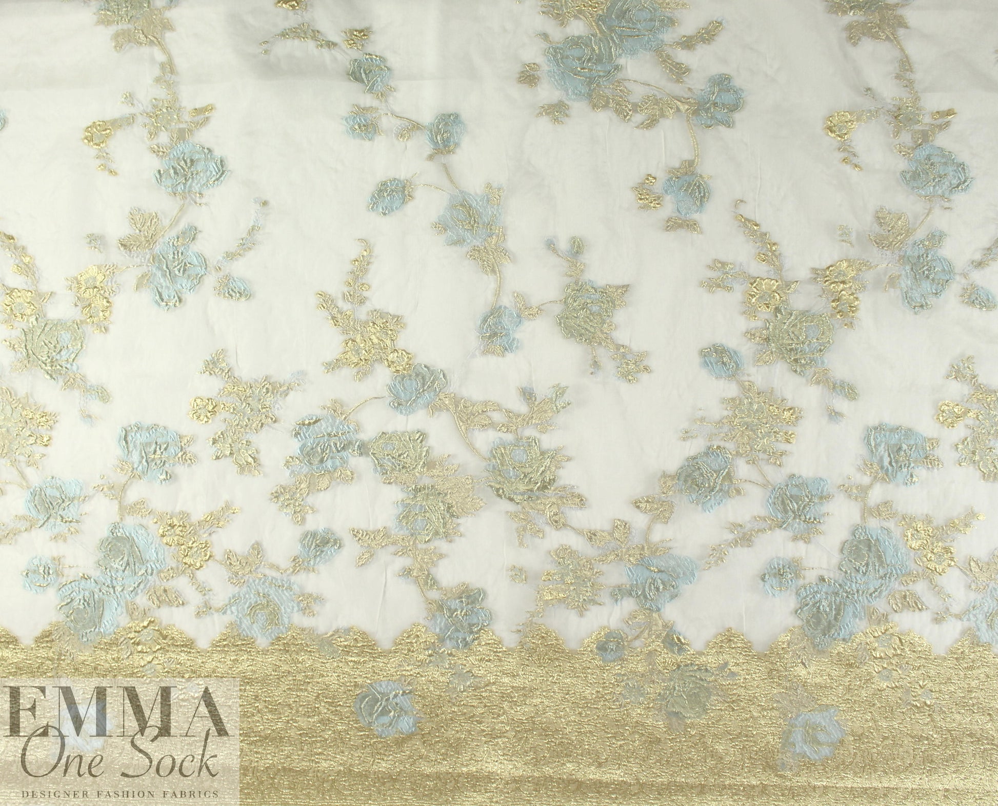 Monique Lhui11er 'gold leaf' silk blend cloque' panel
