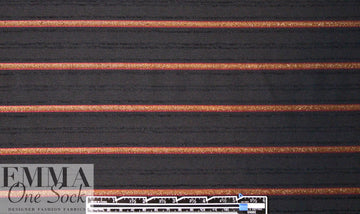 Derek L@m vertical stretch metallic stripe jacquard woven