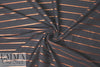 Derek L@m vertical stretch metallic stripe jacquard woven