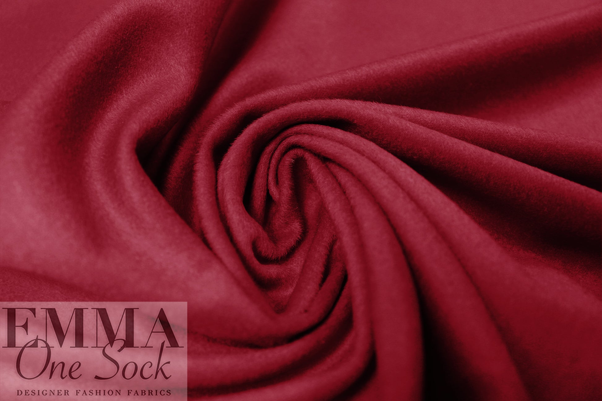Oslo virgin wool brushed lightweight coating - syrah 2.25 yd