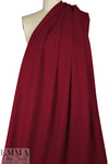 Oslo virgin wool brushed lightweight coating - syrah 2.25 yd