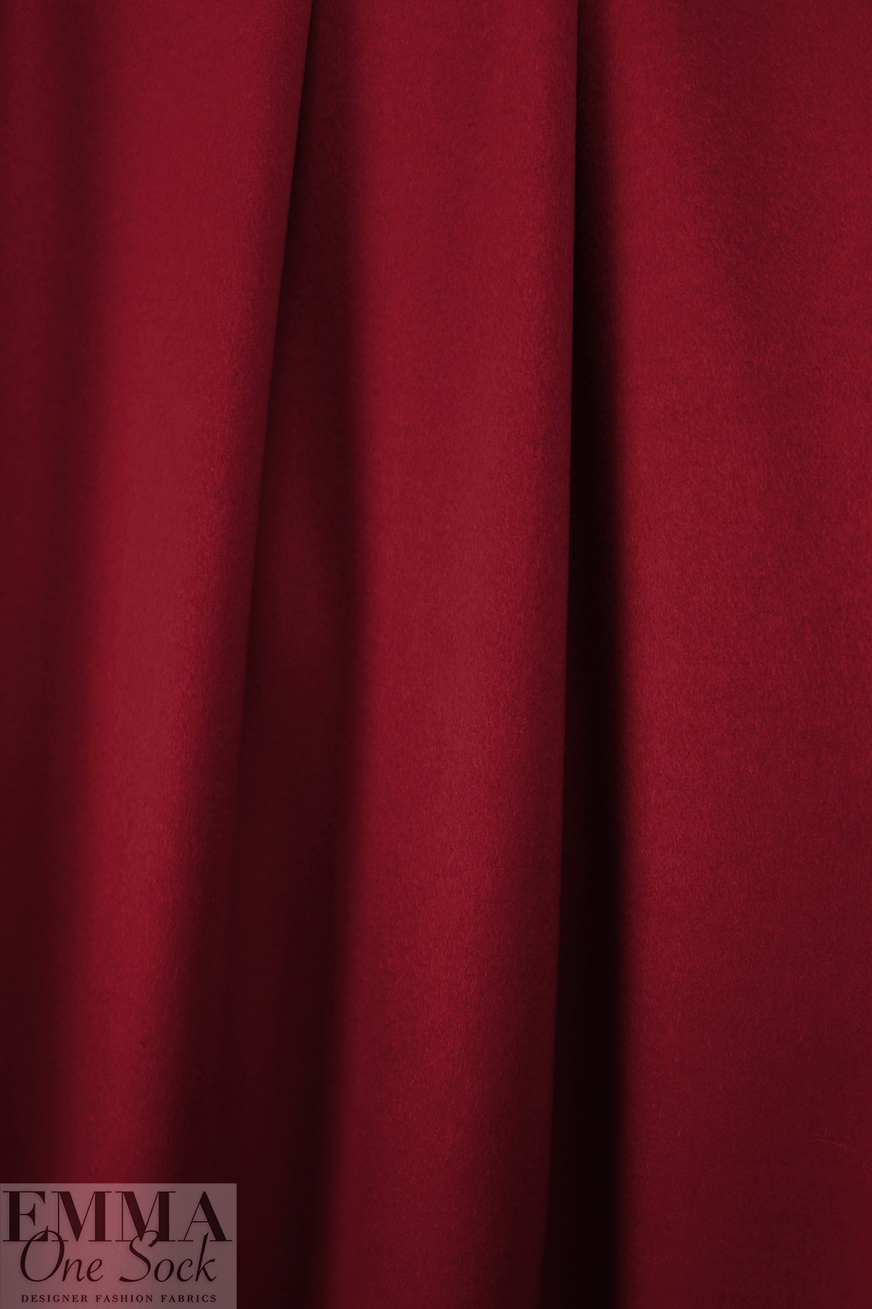 Oslo virgin wool brushed lightweight coating - syrah 2.25 yd