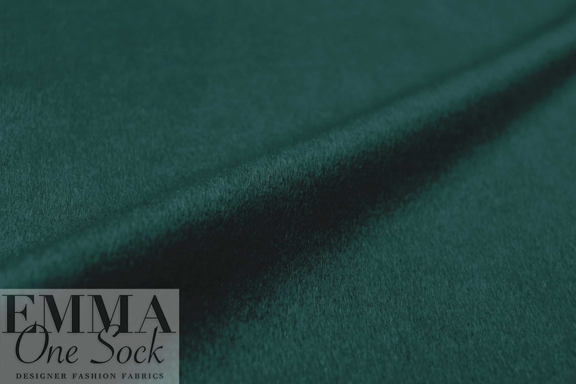 Oslo virgin wool brushed lightweight coating - blue spruce 2.125 yds