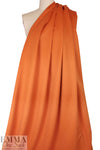 Oslo virgin wool brushed lightweight coating - persimmon 3 yd
