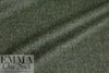 Italian all wool brushed twill suiting - olive heather 1.125 yd