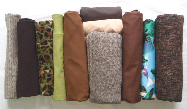 bundle, woodsy hues, 11 small cuts, 4 lbs