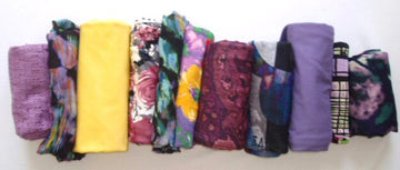 bundle, yellow-purple, 11 small cuts, 4 lbs