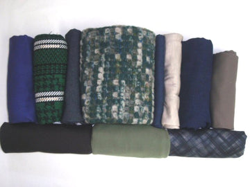 bundle, green/gray/denim, 11 small cuts, 6 lbs